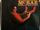 CARMEN MCRAE book of ballads LP VG+ KL-1117 Kapp Mono 1958 USA Jazz