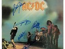 AC/DC - LET THERE BE ROCK - SIGNED BY BAND - VINYL LP SLEEVE ONLY - ORIGINAL