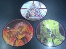 IRON MAIDEN THREE RARE PROMOTIONAL PICTURE DISCS FROM FIRST TEN YEARS SERIES