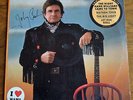 JOHNNY CASH Ink Signed Autographed IS COMING TO TOWN Mercury LP