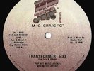 1985 - M.C. Craig G - Transformer - POP ART RECORDS SEALED ORIGINAL PRESSING