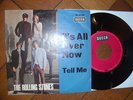 ROLLING STONES Its all over now Orig. D Decca PS Single 1966 RARE HÜLLE TRAUM 