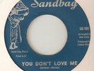 NORTHERN SOUL MOSES SMITH YOU DONT LOVE ME SANDBAG EPITOME OF SOUND 45