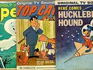 CHILDRENS 3 LP LOT: HUCKLEBERRY HOUND, TOP CAT, CASPER THE FRIENDLY GHOST