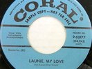 THE VAL-AIRES 45 Launie, My Love CORAL White DOO WOP Original Press VG++ #C1020