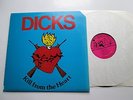 DICKS Kill From The Heart SST Enigma LP Punk Rock NM w/ Insert