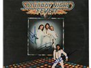 SATURDAY NIGHT FEVER - BEE GEES - SIGNED BY BAND - VINYL SLEEVE ONLY ORIGINAL