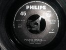 GREEK PHILIPS 45 RPM-JOHNNY HALLYDAY-POUPEE BRISEE-TES TENDRES ANNEES--EXC