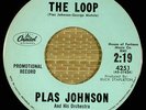 45rpm SINGLE  PLAS JOHNSON: THE LOOP b/w DOWNSTAIRS»SCREAMIN` SAX CAPITOL PROMO