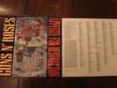 GUNS N' ROSES-APPETITE FOR DESTRUCTION-UK LP + JAPANESE STICKERS 1ST PRESS