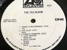 YES - THE YES ALBUM LP WHITE LABEL PROMO US ATLANTIC WLP