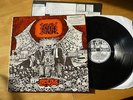 NAPALM DEATH - Scum - UK '87 red/orange cover LP + insert Crust Grindcore EX