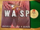 W.A.S.P. WASP - Animal (Fuck Like A Beast) - Rare UK '84 green vinyl 12
