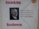 BEETHOVEN SONATAS. Pianoforte by Walter Gieseking. Columbia SAX 2259. Stereo 1st
