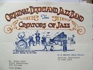 ORIGINAL DIXIELAND JAZZ BAND CARTOON LETTERHEAD, BRIAN RUST CORRESPONDENCE