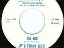 Jay & Tommy Scott 45 