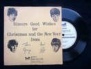 BEATLES FIRST CHRISTMAS RECORD   EXCELLENT 1963 FAN CLUB FLEXI   FOLD OUT SLEEVE