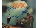 AC/DC - LET THERE BE ROCK - SIGNED BY BAND - VINYL LP SLEEVE ONLY - ORIGINAL