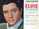 Presley VENEZUELA Only ELVIS SINGS EPV-1014 DOT 1962 EP PS OST