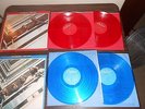 Beatles Lp Lot, Blue and Red Colored Vinyl, 1962-1966, 1967-1970