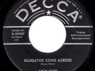 ROCKABILLY BOPPER - ARLIE DUFF - ALLIGATOR COME ACROSS - RARE  ORIGINAL 45'