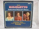 VERDI Rigoletto SUTHERLAND PAVAROTTI London ffrr OSA 13105 / 3 Lp and BOOK