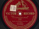 122.  Sagi-Barba & Luisa Vela - Los Cadetes de la Reina (Luna) - Victor 74363