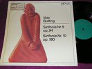 MAX BUTTING Sinfonie Nr.9 op.94 & Nr.10 op.180 .../ DDR LP NOVA 885169