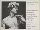 ETERNA ED.1 BEETHOVEN SUSKE OLBERTZ VIOLIN SONATAS OP.23/24 STEREO 826013 NM