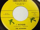 The Wonders 1961 WHITE DOO WOP 45 I Wonder / Summer Love CHESAPEAKE #CC143 HEAR