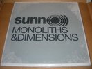Sunn O))) ?Monoliths & Dimensions 2009 US 2 LP SET VINYL NEW SEALED isis tool