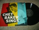 CHET BAKER SINGS ORIG JAZZ MONO LP ON WORLD PACIFIC PJ-1222 EX+