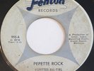 RARE Michigan Garage Surf 45  - PEPETTES ALL GIRL TRIO - Pepette Rock - FENTON