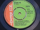 THE REGGAE GIRLS Rescue Me / SOUL MATES Unity Is Strength '69 UK NU BEAT NB029