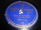 PRE WAR BLUES - ALBERTA HUNTER - PARAMOUNT 78 RPM- DOWN HEARTED BLUES- LISTEN