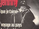JOHNNY HALLYDAY-QUE JE T'AIME-EXTRA RARE ORIGINAL TURKISH PS 45rpm 7