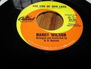 NANCY WILSON-THE END OF OUR LOVE/FACE IT GIRL, IT'S OVER-CAPITOL