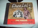 78 RPM RECORDS CHEE LAI SONGS OF NEW CHINA PAUL ROBESON with BOOKLET KEYNOTE