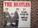 Beatles Rare Please Please Me Vee Jay Picture Sleeve and 45 Rarity