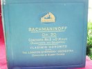 RED ELECTRIC HMV SET: HOROWITZ PLAYS RACHMANINOFF PIANO CONCERTO No. 3 (1930)