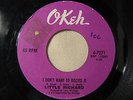 LITTLE RICHARD-I DON'T WANT TO DISCUSS IT(CLASSIC)-OKEH    RARE  vinyl 7 inch