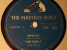 ELVIS PRESLEY Hound Dog UK 1950s HMV Records Rock & Roll 78 RPM