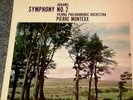 BRAHMS SYMPHONY  NO2  VIENNA PHILHARMONIC/PIERRE MONTEUX  RCA SB2110  IST LABEL