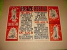 Sleazefest 98 Concert Posters 1998 Southern Culture On The Skids Flat Duo Jets