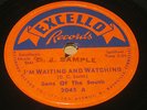 Rare Black Gospel 78: Sons of the South - on Excello 2045 - One Day & Waiting