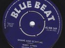 BOBBY AITKEN Shame And Scandal RARE M- ska 45 UK Blue Beat Coconut Woman LISTEN