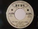 Hoyt Webb 45 Rockabilly Ruby DJ Baby Won't You Slow It Down nice record LISTEN
