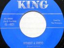 THE STRANGERS 45 Without a Friend KING Doo Wop R&B Brooklyn ORIGINAL #BB1376