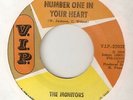 MOTOWN THE MONITORS NUMBER ONE IN YOUR HEART Greetings VIP  NORTHERN SOUL 45