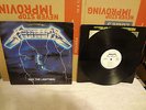 ORG 1984 MEGAFORCE METALLICA RIDE THE LIGHTNING GOLD STAMP WLP WHITE LABEL PROMO